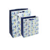 Picture of BLUE BIRTHDAY TEXT GIFT BAG